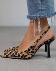 Jaselle™| Leopard Slingback Heels