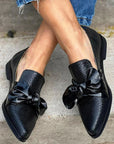 Eloura™| Elegant Bow Loafers