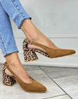 Joraya™| Leopard Print Slingbacks