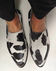 Ismara™| Cow Print Loafers