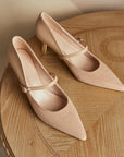 Oma™| Wine Strap Pumps