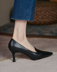 Caline™| Sleek Tan Heels