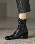 Brielle™| Lace-Up Ankle Boots
