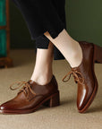 Nira™| Leather Heels