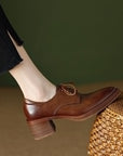 Nira™| Leather Heels