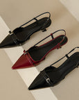 Jailyn™| Gloss Slingback Heels