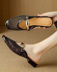 Elira™| Buckle Mules