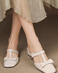 Lina™| Square Toe Slippers