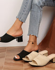 Mia™| Open-Toe Mules