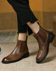 Olivra™| Leather Chelsea Boots