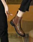 Olivra™| Leather Chelsea Boots