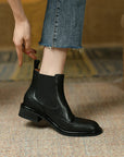 Olivra™| Leather Chelsea Boots