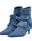 Mavina™| Denim Boots