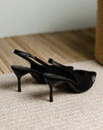 Polenne™| Satin Slingbacks