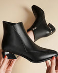 Valencia™| Leather Ankle Boots