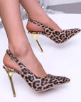 Jaselle™| Leopard Slingback Heels