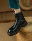 Solenne™| Genuine Leather Boots