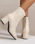 Liana™| Leather Ankle Boots