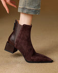 Marvelle™| Leather Ankle Boots