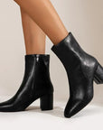 Liana™| Leather Ankle Boots