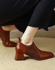 Amirelle™| Square Ankle Boots