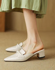 Giselle™| Genuine Leater Mules