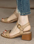 Viana™| Leather Heels