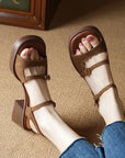 Keshara™| Open Toe Heeled Sandals