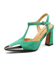 Fioren™| Leather T Strap Pumps