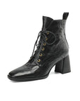 Virelia™| Leather Ankle Boots