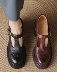 Brivora™| Leather Mary Janes