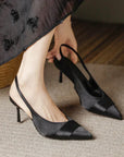 Polenne™| Satin Slingbacks
