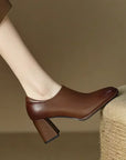 Vionara™| Leather Ankle Boots