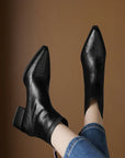 Solyra™| Leather Ankle Boots