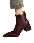 Rillene™| Pointy Ankle Boots