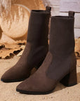 Harlow™| Knitted Leather Boots
