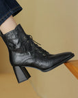 Virelia™| Leather Ankle Boots