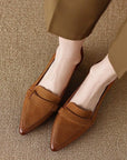 Calenne™| Mid Heeled Loafers