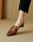 Giselle™| Genuine Leater Mules