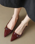 Zenyra™| Pointed Toe Slingbacks
