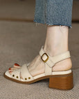 Fiorella™| Heeled Open Toe Shoes