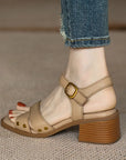Fiorella™| Heeled Open Toe Shoes