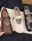 Irene™| Leather Mary Janes