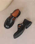 Risla™| Leather Mary Janes