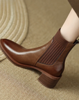 Adelisse™| Leather Chelsea Boots