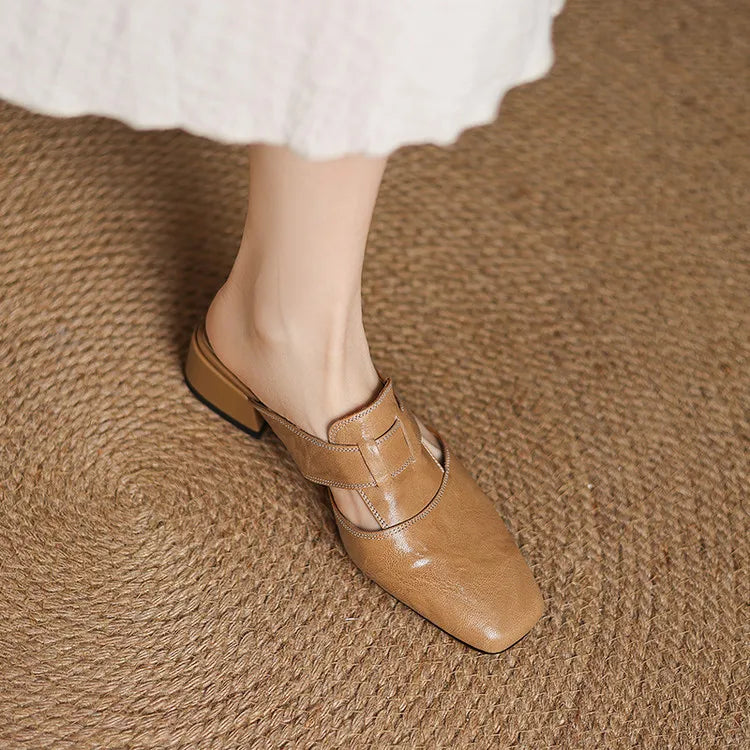 Alvessa™| Genuine Leather Mules