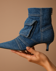 Mavina™| Denim Boots