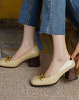 Celestina™| Buckle Heel Pumps