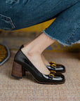 Celestina™| Buckle Heel Pumps