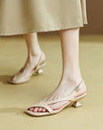 Kaira™| Open Toe Heels